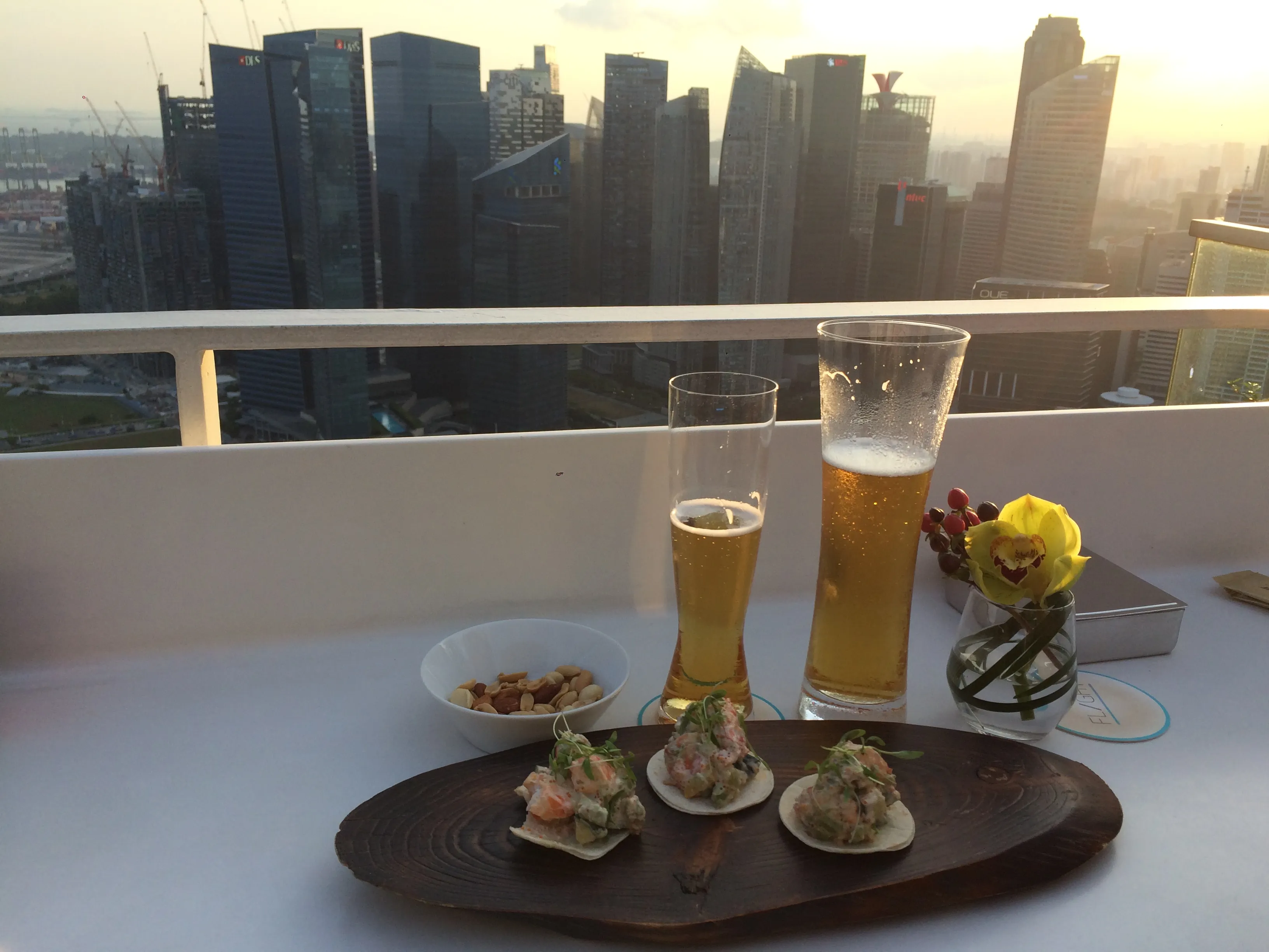 На крыше Marina By Sands, Сингапур